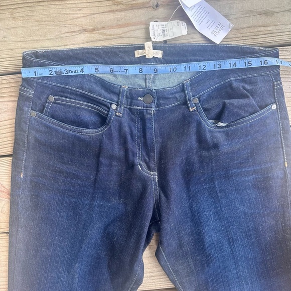 Eileen Fisher Dark Wash Skinny Jeans - Picture 7 of 11